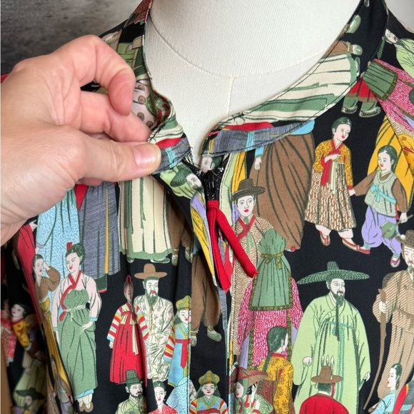 Natori Dynasty Zip Caftan - Picture 4 of 9